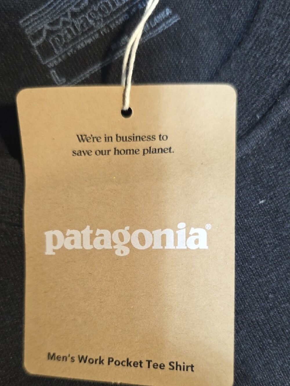 Patagonia Black Short Sleeve Pocket Tee - Picture 3 of 6